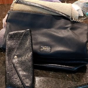 Black Guess purse